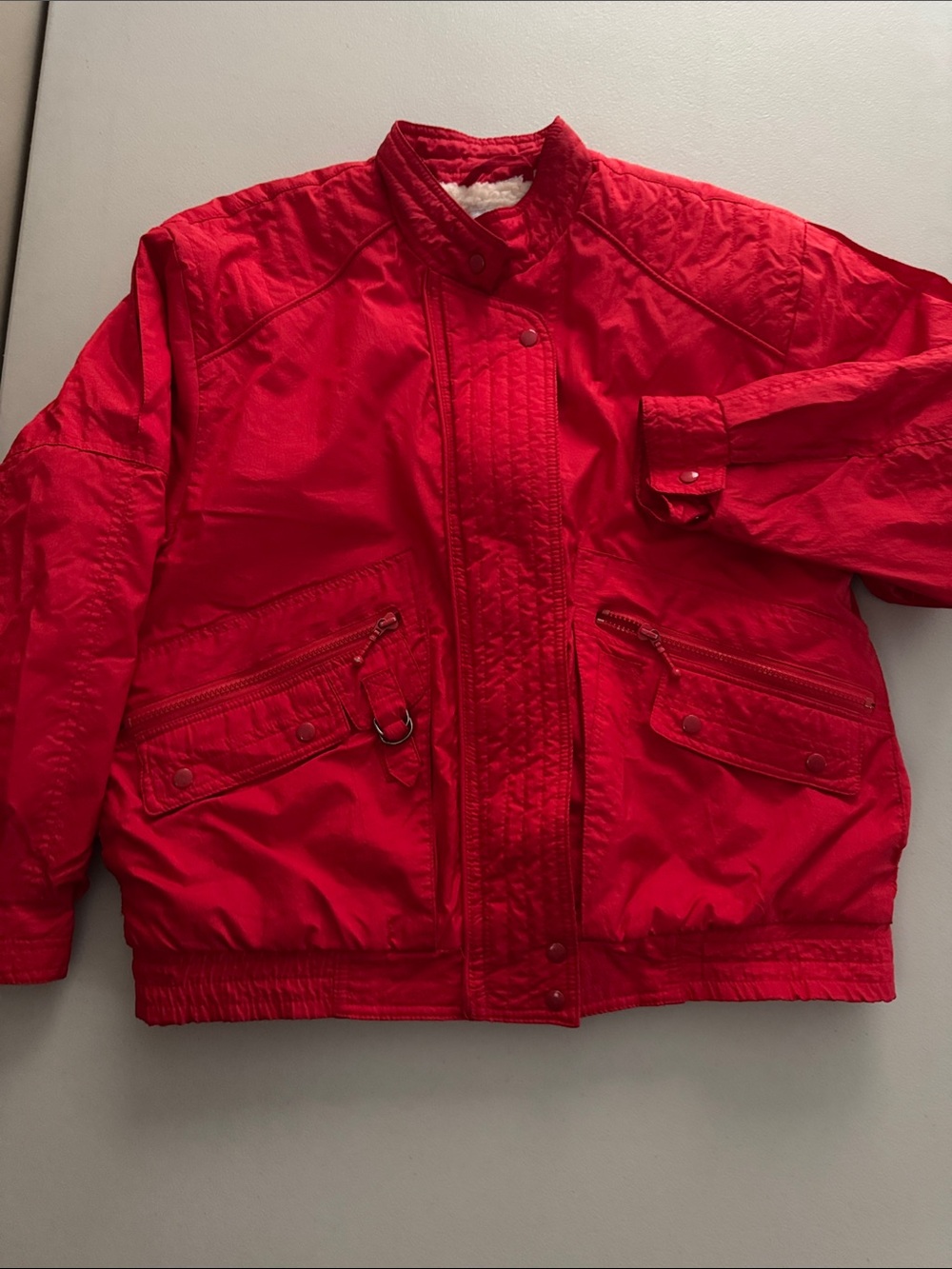 Rainbow Kids Red Puffer Jacket